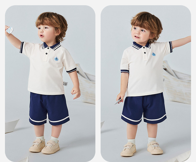 Mini Bala Polo Short-Sleeved Vest Set — 20