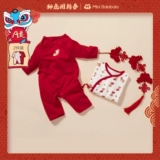Minibalabala New Baby Confurance Winter Olde 2 кусочки хлопковых суставов в новом году, Red Newge's Newge
