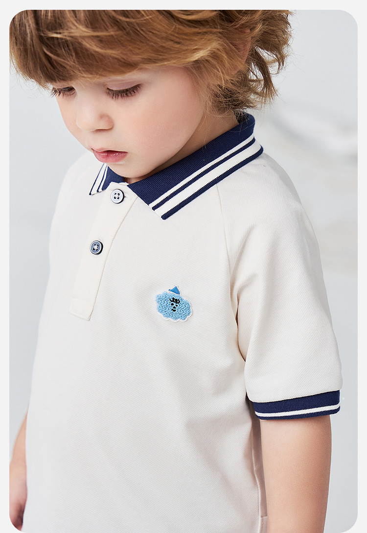 Mini Bala Polo Short-Sleeved Vest Set — 19
