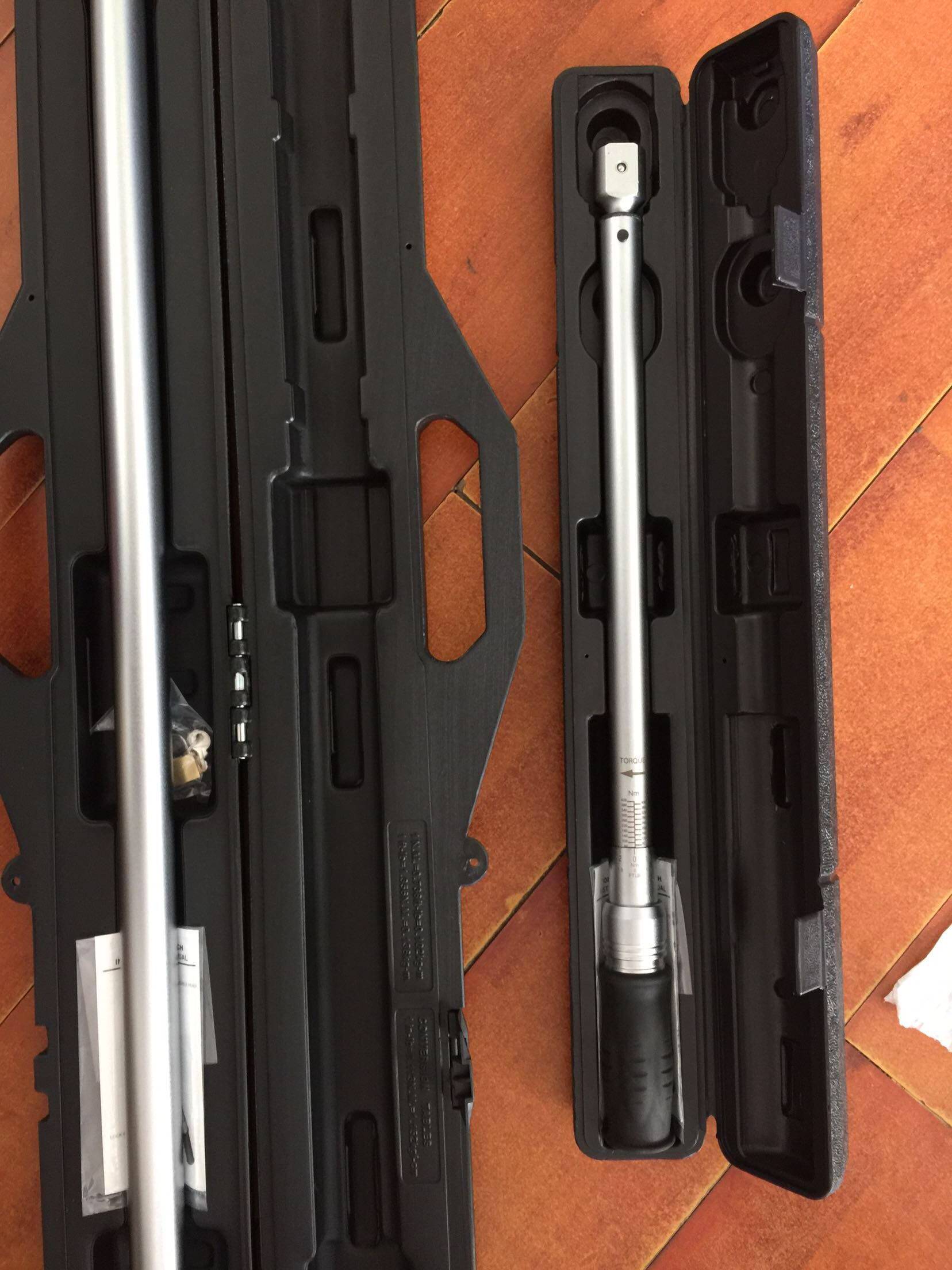 Taiwan import torque wrench with exchangeable head torque wrench preset type of torque