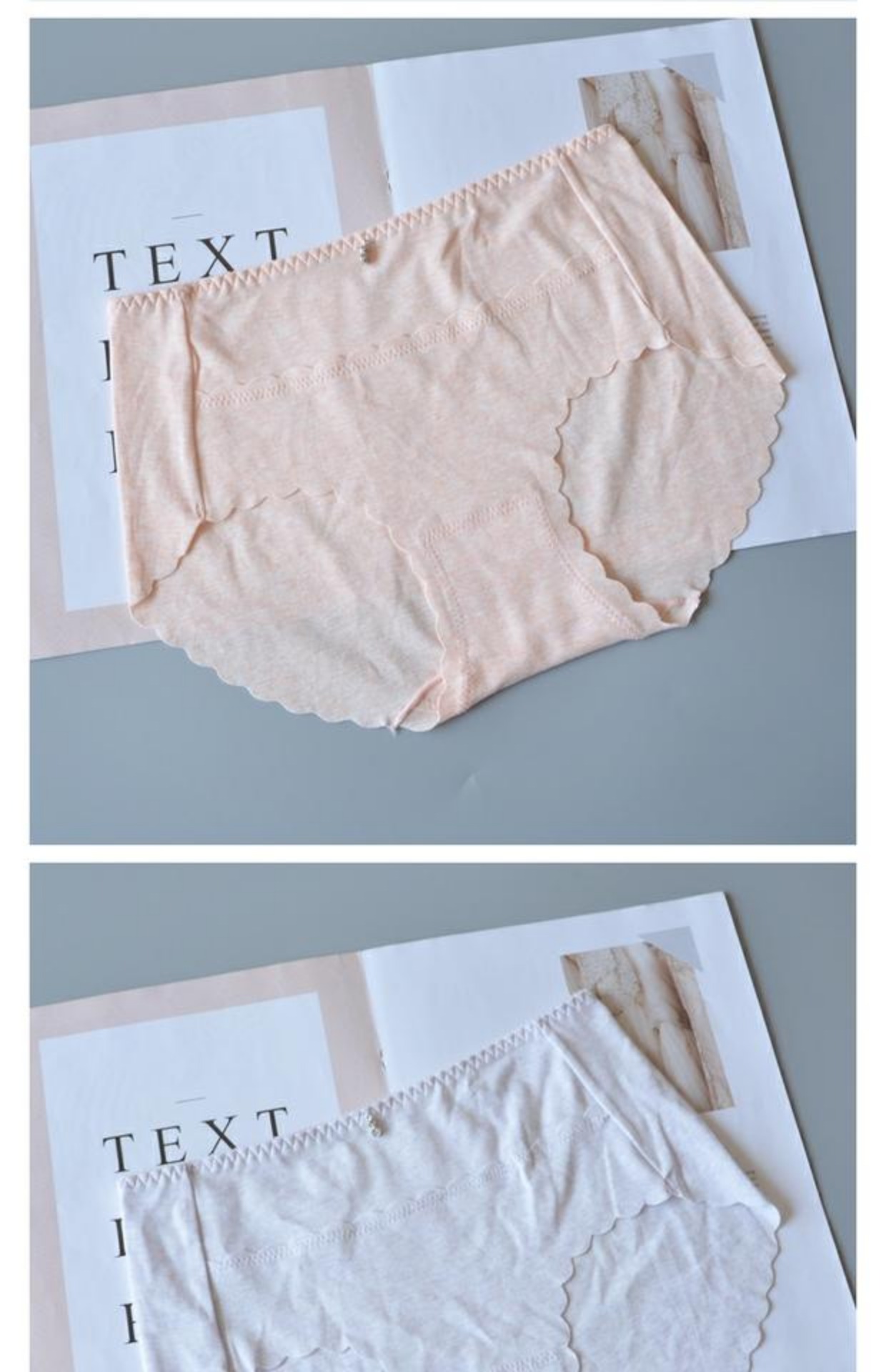 Bốn túi đồ lót nữ Kang Yiya eo cao cỡ lớn bằng sợi cotton thoải mái hình tam giác cotton liền mạch 裆 mùa hè bán đồ lót