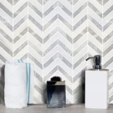 Натуральная мраморная мозаика плитка из белых рыбных костей