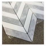 Натуральная мраморная мозаика плитка из белых рыбных костей