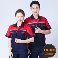 Глубокий синий хит красный шерсть с коротким рукавом