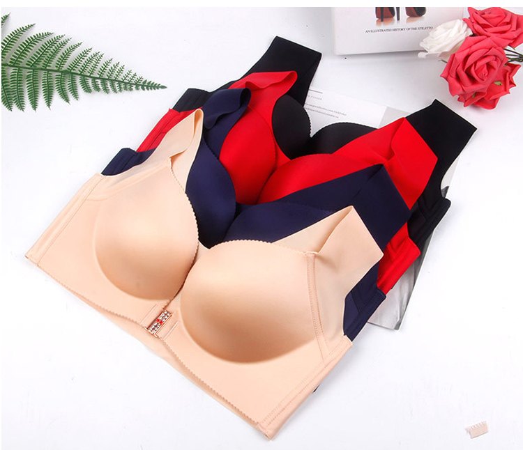 Kích cỡ lớn áo ngực đầy đủ không có vành áo lót chất béo MM200 pounds phần mỏng tập hợp áo chống sag thiết lập áo lót đúc