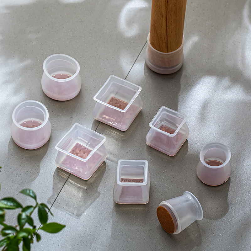 Silicone table and chair foot cover thickened mute protective cover stool wear-resistant table foot table leg protection pad stool foot chair foot pad