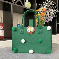 Новое утолщенное [Рождественское зеленое кисточное лев] Оптовое специальное предложение стиля шар для волос