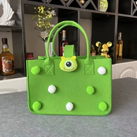 Утолщенный [фруктовый зеленый один глаз] Мао мяч 30*20*18 может быть напечатан на логотипе