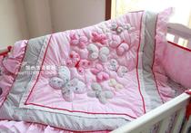I love California life foreign trade exports to the United States remaining patch three-dimensional Butterfly infant bedding set