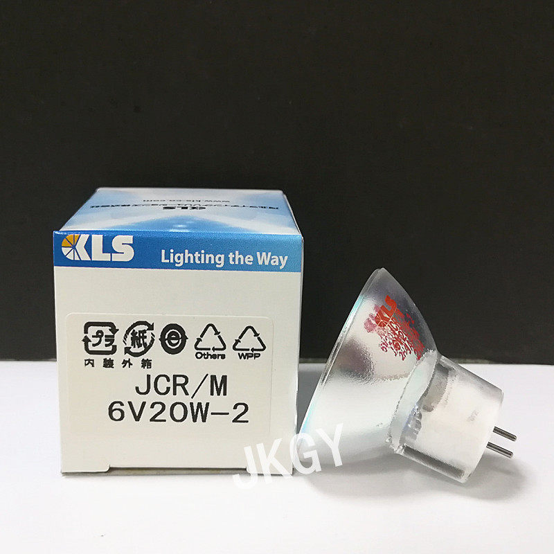 现货JCR/M 6V20W-2日本KLS卤素灯杯50小时MR11显微镜DR乳透光源