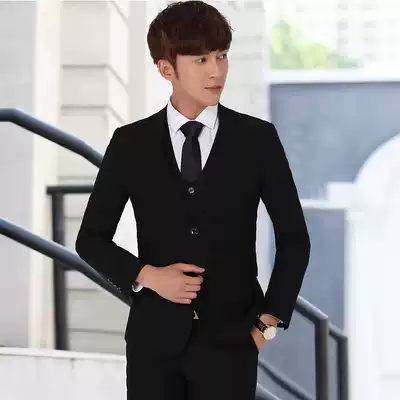 Men's suit Slim Korean casual suit Men's suit Business wedding formal jacket Student professional small suit