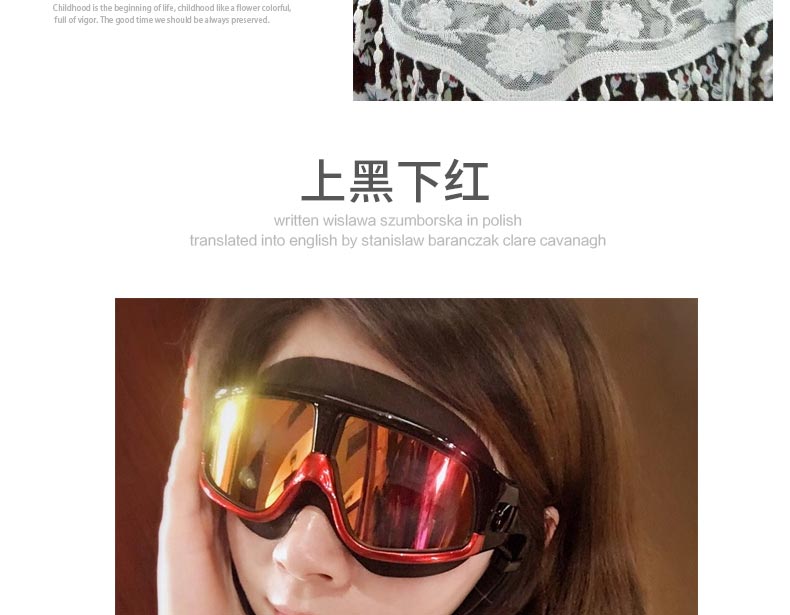 Benice than Nisi chống nước chống sương mù hộp lớn phủ thoải mái HD nam cận thị gương kính bơi nữ - Goggles kính bơi cho bé