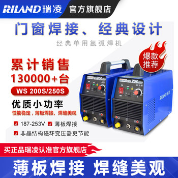 Ruiling Ws-200S/250S Inverter Dc Welding Machine for Home Use Stainless Steel Welding Machine Single-Use Argon Arc Welding 220V