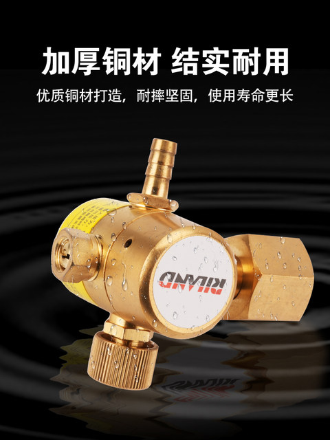 Ruiling Argon Arc Welding Machine Argon Gas Meter Energy-Saving Pressure Reducer Oxygen Pressure Gauge