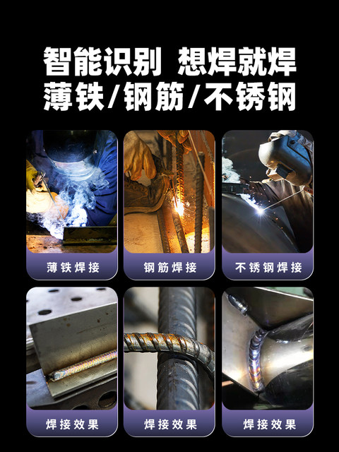 Ruiling Gasless Mig Welding Machine, Integrated Welding Machine, 220V Household Carbon Dioxide Gas Shielded Welding Machine, Small Size