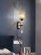 Bedroom bedside lamp wall lamp light luxury crystal lamp simple modern living room background wall lamp staircase aisle LED lamp