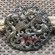 Antique jade ornaments craft jade carving pendants ancient jade old Jade retro Jade wear old Jade handle mini Jade