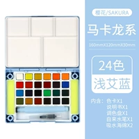 24 Цветовой макарон-легкий аилан, привязанный