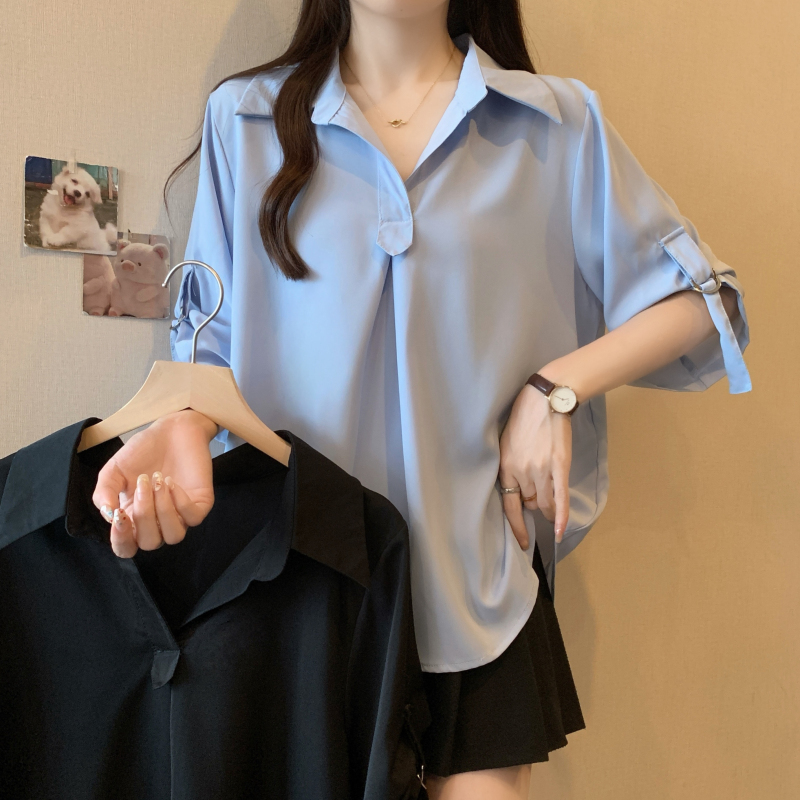 Maternity Tops That Cover the Belly Without Showing Pregnancy, Fashionable and Loose-Fitting Summer V-Neck Shirts for Pregnant Women, Outerwear Summer Shirts Maternity Tops That Cover the Belly Without Showing Pregnancy, Fashionable and Loose-Fitting Summer V-Neck Shirts for Pregnant Women, Outerwear Summer Shirts