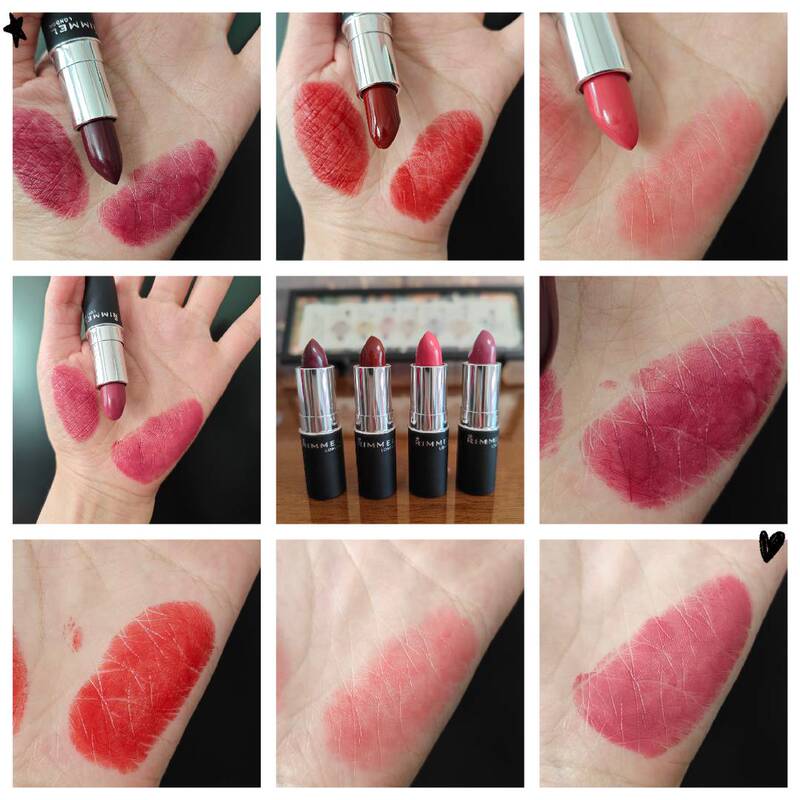 Rimmel Black Tube Lipstick # 029 # 032 # 033 # 034 Improves Complexion, Daily Moisturizing for Commuting