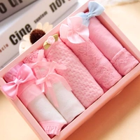 Cotton kích thước lớn cô gái dễ thương đồ lót cotton 裆 vải cotton sinh viên tóm tắt tuần hộp quà tặng đồ lót đồ lot