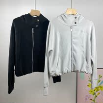  Lu home yoga jacket cloud-like soft handsome vitality sweater cardigan hooded womens sports autumn top