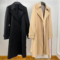  TH home ~ foundry out of the 2020 autumn and winter catwalk wrap-around drape full acetate fiber long windbreaker