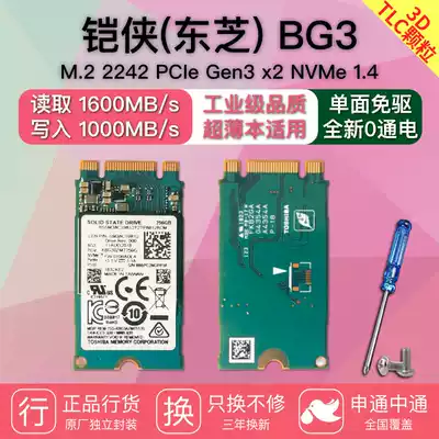 Toshiba BG3 256G 512g 2242 M 2 NVME PCIE notebook SSDm2 solid state drive rc100