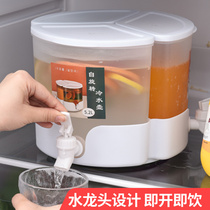 Cold Kettle with tap Home Summer Refrigerator Fruit teapot Lemon Kettle Large Capacity Cool Kettle Summer Cool Bucket