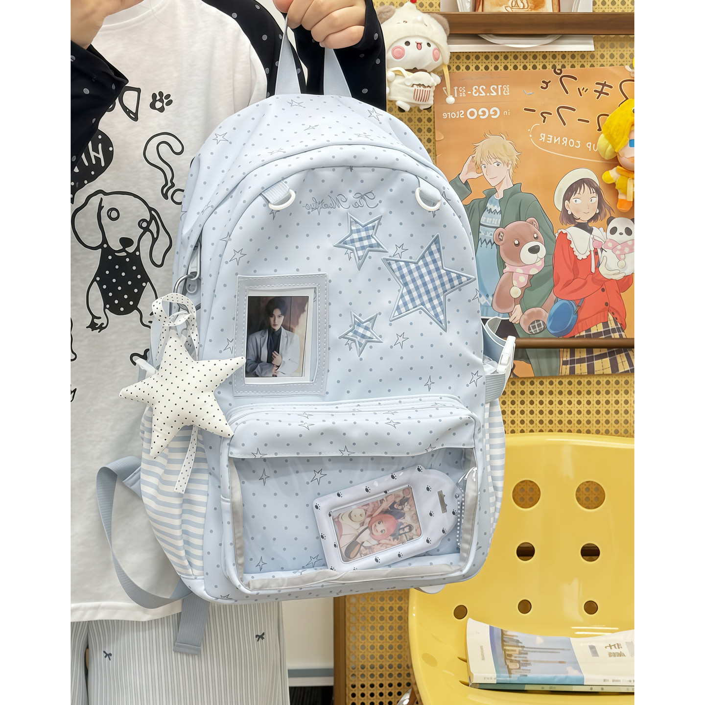 Japanese-Style Star Ita Backpack for Students