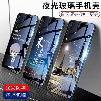 iqoo mobile phone Protective case glass luminous vivoiqoo men all-bag anti-drop vivi iq00 ultra-thin set IQOO shell