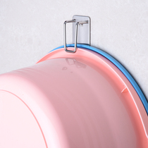 Toilet non-perforated washbasin adhesive hook bathroom traceless mop adhesive hook kitchen wall strong cutting board sticky hook pot stand