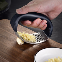Garlic mashed 304 stainless steel pressed garlic machine Home manual press garlic hibiscus Pat Garlic Stir Garlic Mashed Garlic Mashed