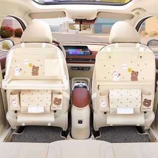 Car Seat Back Storage Bag Hanging Bag Car Interior Rear Seat Organizer Dining Table Car Multifunctional Seat Back Storage Bag
