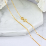 Ожерелье, золотая цепочка из жемчуга, золотой браслет с одной бусиной, золото 18 карат, розовое золото