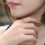 Кольцо, золотой регулируемый браслет с одной бусиной, подарок на день рождения