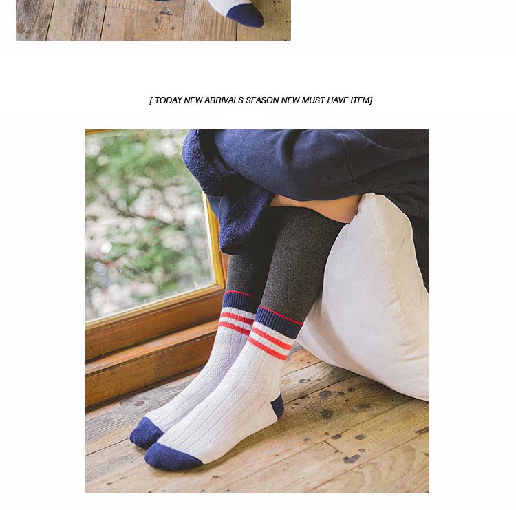 Vớ Yuan Yuan vớ nữ dày Nhật Bản hai thanh trong vớ nữ vớ vớ retro cotton vớ mùa hè Hàn Quốc của hai thanh vớ trắng