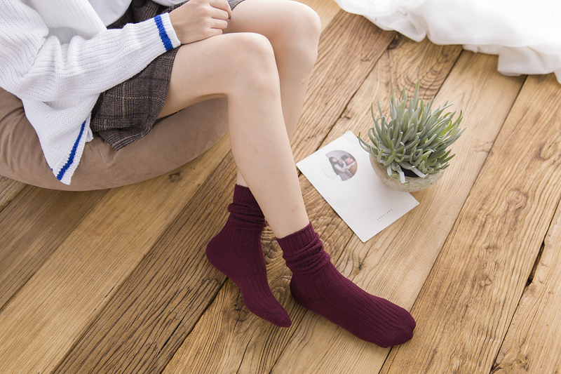 Đặng Yuan đống vớ nữ mùa hè cotton mỏng Phần Nhật Bản vớ gió Hàn Quốc vớ nữ sọc dọc waz quần vớ