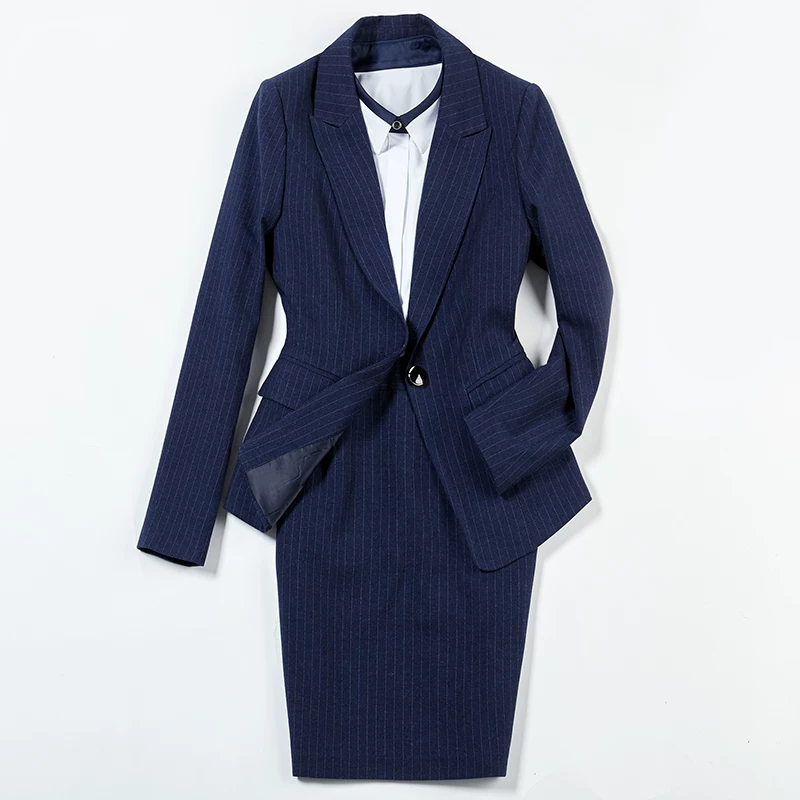 Elite set, classic suit jacket, nurse uniform for work