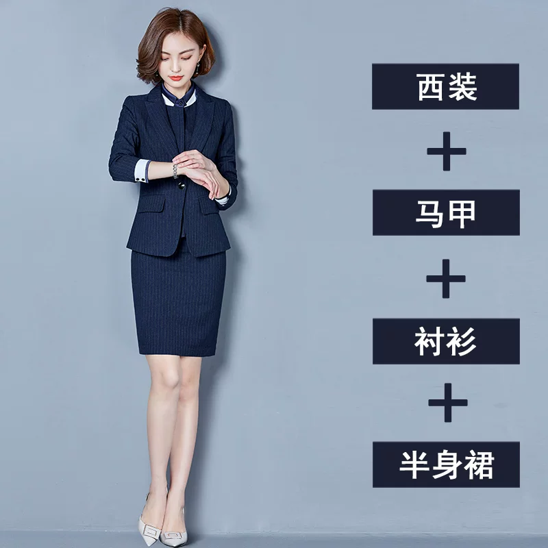 Elite set, classic suit jacket, nurse uniform for work
