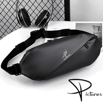 Saatchi kangaroo messenger bag chest bag men's fashion men's shoulder bag sports leisure small waist bag R0 function bag tide brand