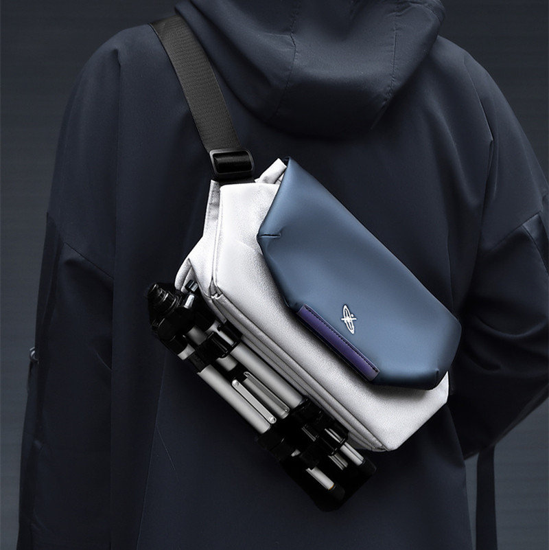 Functioning Skew Satchel Men's Single Shoulder Back Mailbag Chest Bag Quick Detached Magnetic Buckle Sports Tide Card Riding Backpack Inclined Shoulder Bag-Taobao