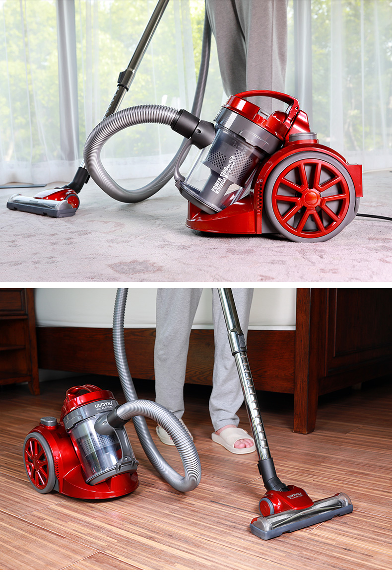 robot hút bụi center Máy hút bụi gia đình Yili câm cầm tay công suất cao nhỏ mạnh mẽ loại bỏ mạt ngang thảm máy hút bụi lau nhà thông minh