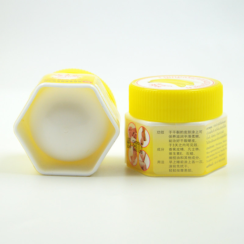 Thai banana cream foot crack after cracking with banana fine cream 1 box 6 bottles