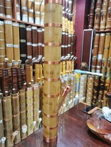 High-end natural bamboo cigarette pipe gold bamboo cigarette cigarette tobacco tobacco tobacco tobacco tobacco tobacco tobacco drum large old-fashioned