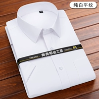 Чистая белая плоская линия (короткие рукава)