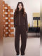 Designed sports casual suit for women spring 2026 new fashion temperament age-reducing coat wide-leg pants two-piece set