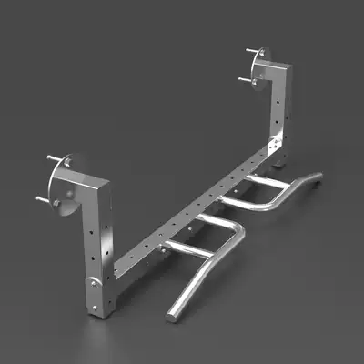 Dongji stainless steel side beam multi-position fitness single pole pull-up device indoor and outdoor General