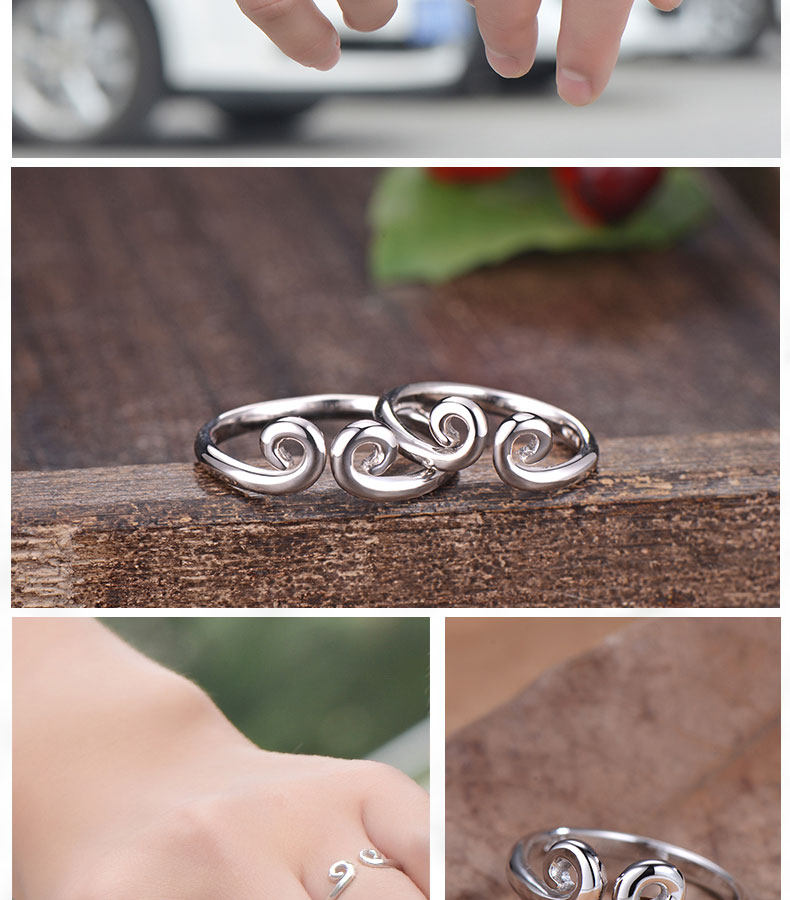 Bague mixte en Argenterie - Ref 3087382 Image 18