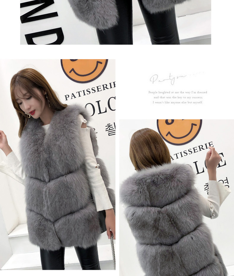 Manteau de fourrure femme - Ref 3172322 Image 22